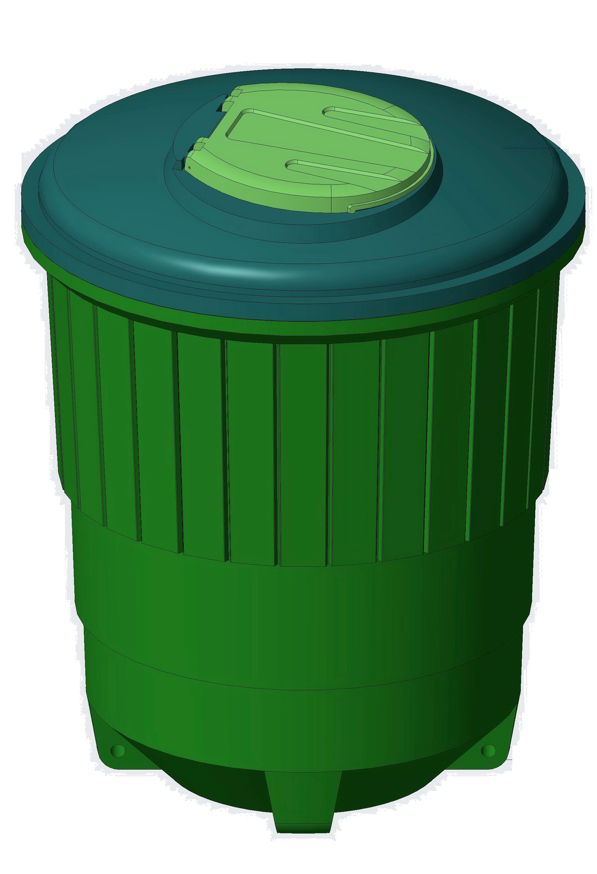 Заглубленные контейнеры для ТБО 3 куб. м Чистоград